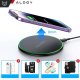 Ładowarka Alogy Ładowarka indukcyjna QI bezprzewodowa 20W szybka LED Alogy okrągła mocna + kabel USB-C Czarna 1