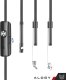 Alogy Kamera inspekcyjna endoskopowa micro USB + USB-C + USB Full HD 3m 8mm Endoskop Alogy Hard Wire 2