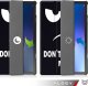 Etui na tablet Alogy Etui do Samsung Galaxy Tab A9+ Plus 2023 11" (X210/X215/X216) obudowa z klapką na tablet Slim Case Alogy Don't touch me czarne 6