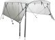 vidaXL Bimini z siatkowymi ściankami, 4 pałąki, 243x(185-198)x137 cm 1