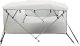 vidaXL Bimini z siatkowymi ściankami, 4 pałąki, 243x(185-198)x137 cm 6