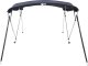 vidaXL Bimini ze ściankami z siatki, 4 pałąki, 243x(200-213)x137 cm 4
