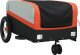 vidaXL Przyczepka rowerowa, czarno-pomarańczowa, 30 kg, żelazo 4