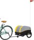 vidaXL Przyczepka rowerowa, czarno-żółta, 30 kg, żelazo 3