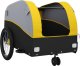 vidaXL Przyczepka rowerowa, czarno-żółta, 30 kg, żelazo 5
