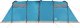 Namiot turystyczny vidaXL Namiot rodzinny, tunelowy, 8-os., niebieski, wodoszczelny 9
