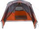 Namiot turystyczny vidaXL Namiot z przedsionkiem, 6-os., szaro-pomarańczowy, wodoszczelny 7