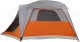 Namiot turystyczny vidaXL Namiot z przedsionkiem, 6-os., szaro-pomarańczowy, wodoszczelny 8