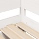 vidaXL Łóżko dzienne rozsuwane, szuflady, białe, 90x200 cm, sosnowe 9