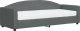 vidaXL Sofa z materacem do spania, ciemnoszara, 80x200 cm, tkanina 2