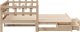 vidaXL Łóżko dzienne rozsuwane, szuflady, 90x200 cm, sosnowe 6