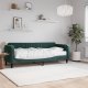 vidaXL Sofa z materacem do spania, ciemnozielona, 80x200 cm, aksamit 1