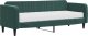 vidaXL Sofa z materacem do spania, ciemnozielona, 80x200 cm, aksamit 2