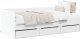 vidaXL Łóżko dzienne z szufladami, bez materaca, białe, 90x190 cm 2