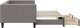vidaXL Sofa rozsuwana z szufladami, taupe, 90x200 cm, tkanina 4