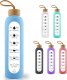 Hydrate Heroes Butelka Szklana Na Wodę Bidon Sportowy Motywacyjny Z Etui Fitness 1000Ml 1L 11