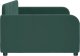 vidaXL Sofa z funkcją spania, ciemnozielona, 90x200 cm, aksamitna 4
