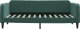 vidaXL Sofa z materacem do spania, ciemnozielona, 90x200 cm, aksamit 4