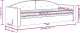 vidaXL Sofa z materacem do spania, jasnoszara, 80x200 cm, aksamit 11