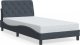 vidaXL Rama łóżka z LED, ciemnoszara, 100x200 cm, aksamitna 5