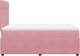 vidaXL Łóżko kontynentalne z materacem, różowe, 120x190 cm, aksamit 5