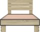 vidaXL Rama łóżka, dąb sonoma, 75x190 cm, materiał drewnopochodny 4