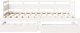 vidaXL Łóżko dzienne rozsuwane, szuflady, białe, 90x190 cm, sosnowe 4