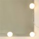 vidaXL Toaletka z LED, czarna 10