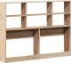 vidaXL Wezgłowie do łóżka, z półkami, 120 cm, lite drewno sosnowe 5