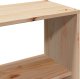 vidaXL Wezgłowie do łóżka, z półkami, 120 cm, lite drewno sosnowe 7