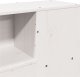 vidaXL Wezgłowie do łóżka, z półkami, białe, 150 cm, drewno sosnowe 8
