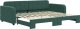 vidaXL Sofa rozsuwana, ciemnozielona, 90x200 cm, aksamit 2