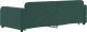 vidaXL Sofa rozsuwana, ciemnozielona, 90x200 cm, aksamit 5