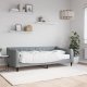 vidaXL Sofa z materacem, jasnoszara, 90x190 cm, tkanina 1