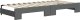 vidaXL Sofa rozsuwana z materacami, ciemnoszara, 100x200 cm, tkanina 5