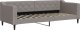 vidaXL Sofa z funkcją spania, kolor taupe, 80x200 cm, obite tkaniną 1