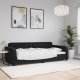 vidaXL Sofa z funkcją spania, czarna, 90x200 cm, obita aksamitem 1