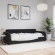 vidaXL Sofa z funkcją spania, czarna, 80x200 cm, obita aksamitem 1