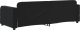 vidaXL Sofa z funkcją spania, czarna, 80x200 cm, obita aksamitem 5