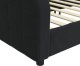vidaXL Sofa z funkcją spania, czarna, 80x200 cm, obita aksamitem 6