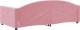 vidaXL Sofa z funkcją spania, różowa, 100x200 cm, obita aksamitem 5