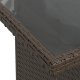 vidaXL 11-cz. zestaw mebli ogrodowych z poduszkami, brązowy, rattan PE 10