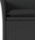 vidaXL 9-cz. zestaw mebli ogrodowych z poduszkami, czarny, polirattan 5