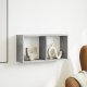 vidaXL Półka ścienna, 60x16x30 cm, szarość betonu 3