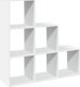 vidaXL Regał przegroda,3 poziomy,biały, 99x29x99 cm 2