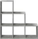 vidaXL Regał przegroda,3 poziomy,szarość betonu, 99x29x99 cm 5