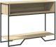 vidaXL Stolik konsolowy, dąb sonoma, 100x35x74,5 cm 2
