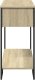vidaXL Stolik konsolowy, dąb sonoma, 100x35x74,5 cm 5