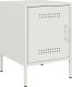 vidaXL Szafka nocna, biała, 36x39x50,5 cm, stal 2
