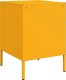 vidaXL Szafki nocne, 2 szt., musztardowe, 36x39x50,5 cm, stal 8